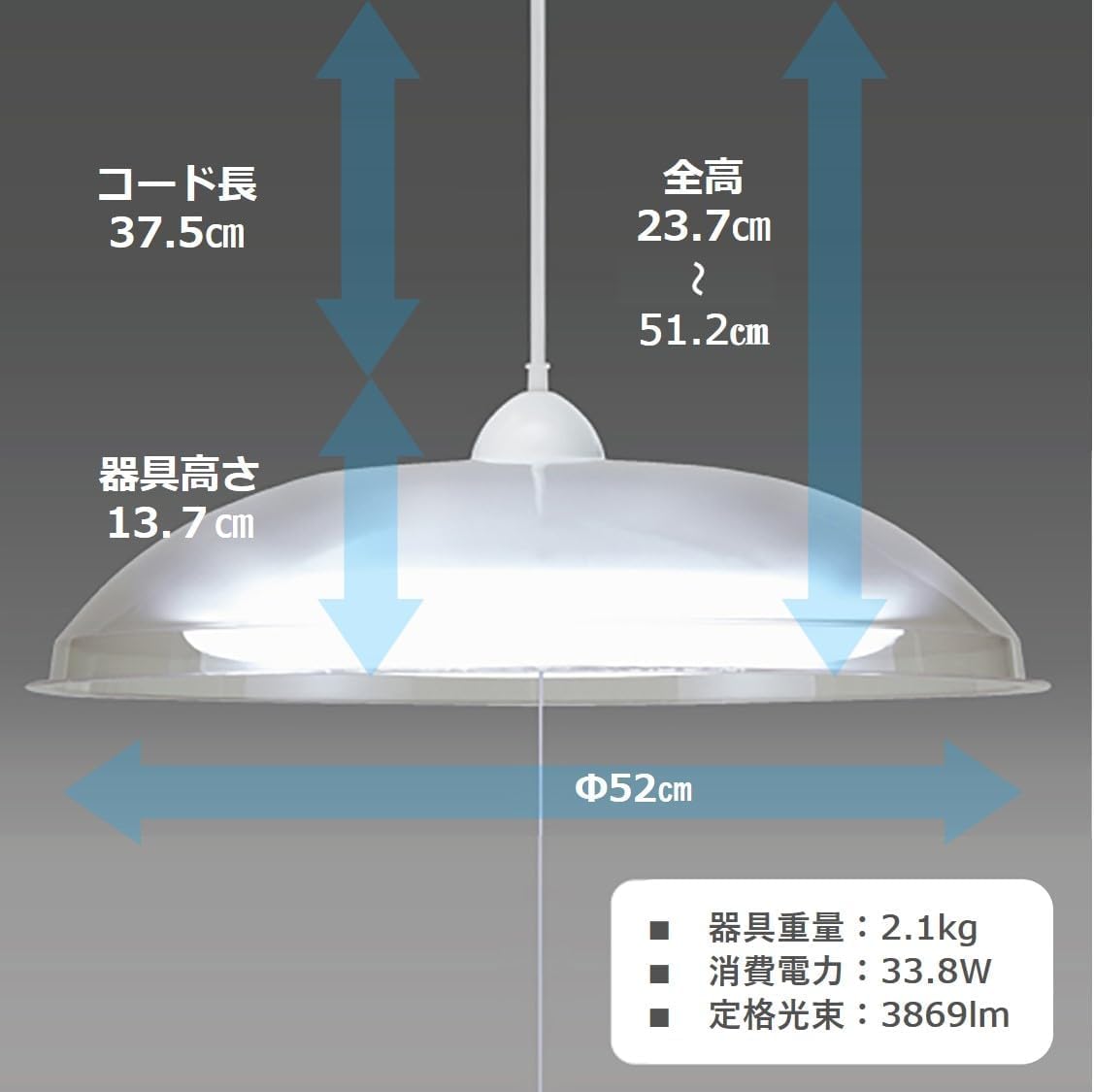 タキズミ LED ペンダントライト リモコン付 5年保証 GVNR80039 Amazon | タキズミ(Takizumi)【省エネ 節電 日本製 5年保証】 省エネ性